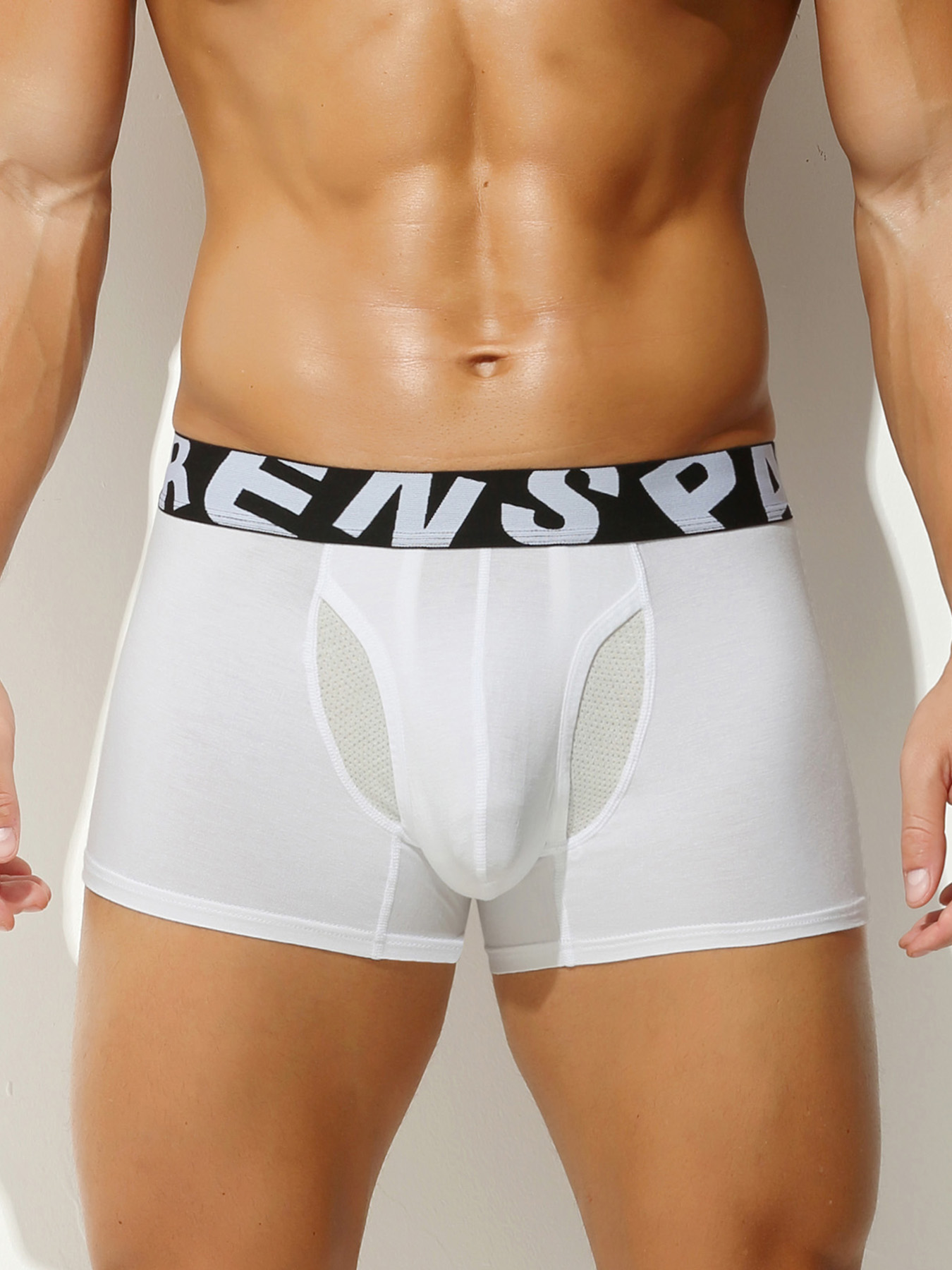 Bamboo Fiber Trunk - Cuecas Boxer Esportivas Masculinas de Poliéster