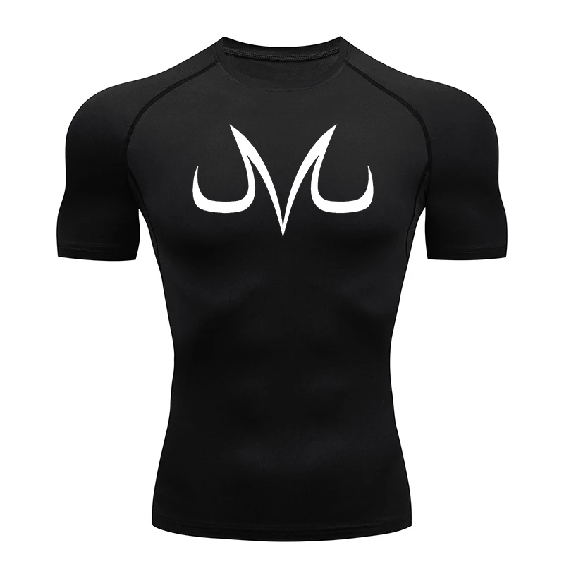 Base Layer Top - Camisa de compressão gráfica de manga