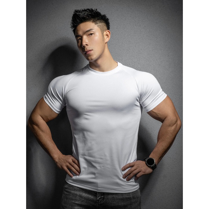 T Shirt Tight Fit - Roupas de ioga e fitness de