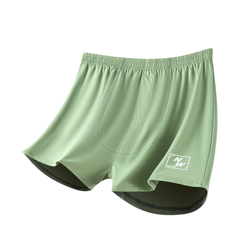 Boxer Shorts Modal - Cor sólida roupa interior masculina boxer