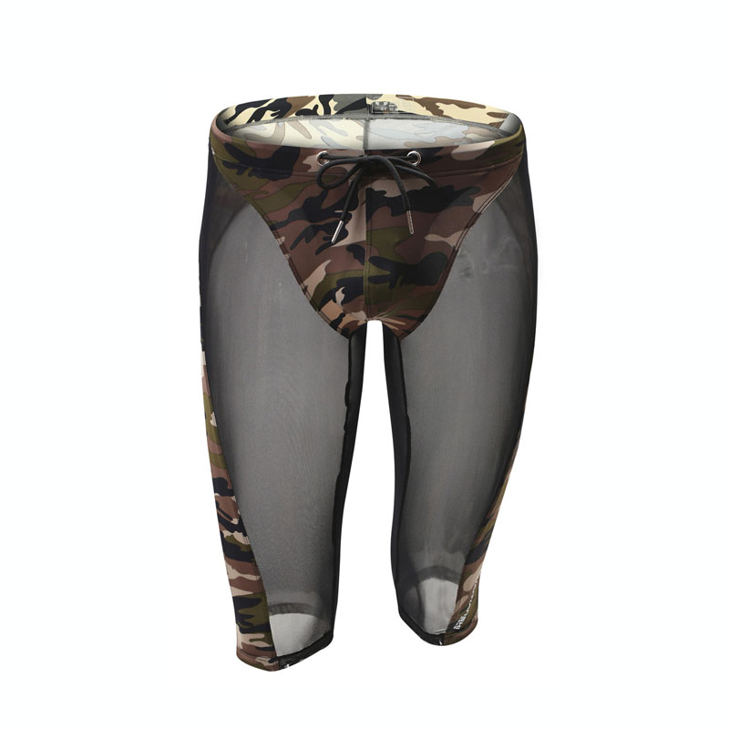 Mesh Sport Boxer - Malha boxers camuflagem roupa interior dos