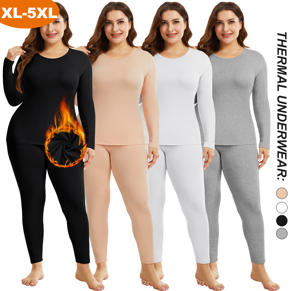 Thermal Long John - Conjunto Térmico Plus Size Feminino Sexy: