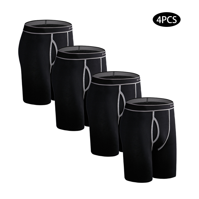 Boxer Shorts Modal - 4 pçs roupa interior de algodão
