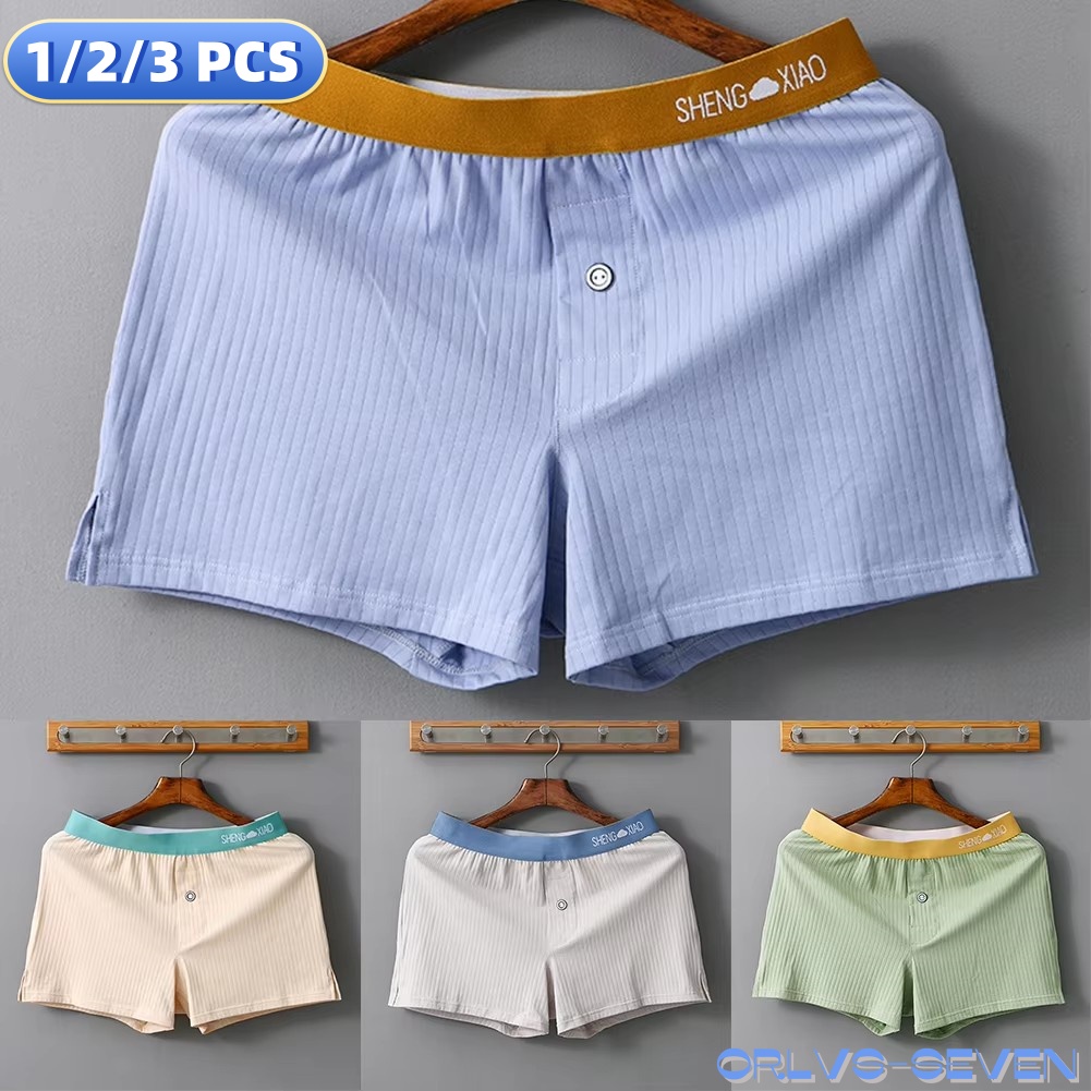 Boxer Shorts Modal - 1/2/3 pçs calcinha masculina de algodão