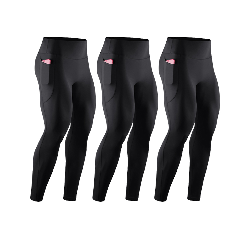 Compression Long Pant - Conjunto de 3 Calças de Compressão