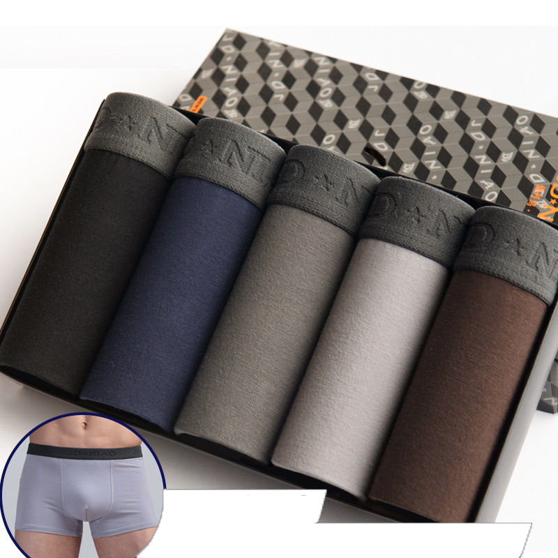 Boxer Shorts Modal - 5 pçs/lote roupa interior masculina de