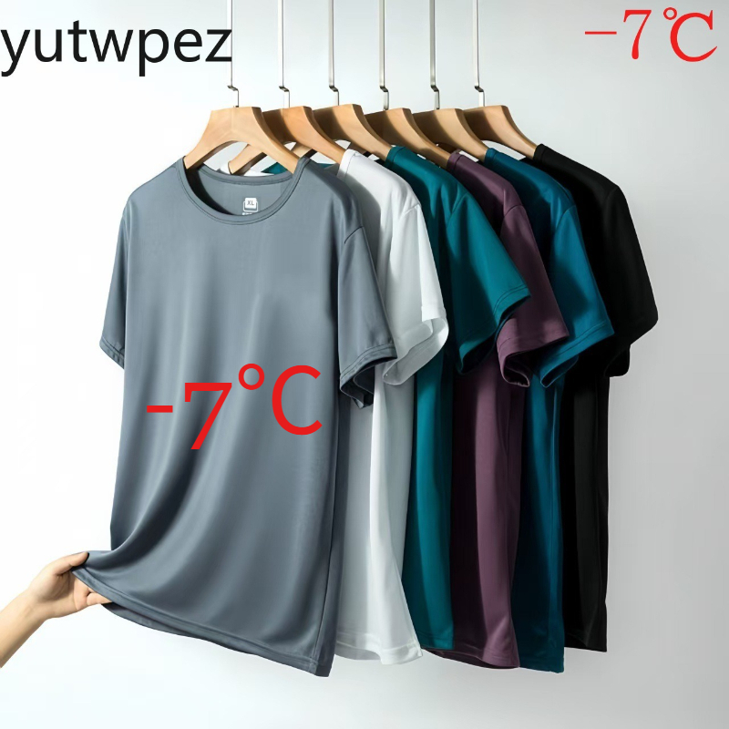 T Shirt Tight Fit - Camiseta Masculina de Verão em Seda
