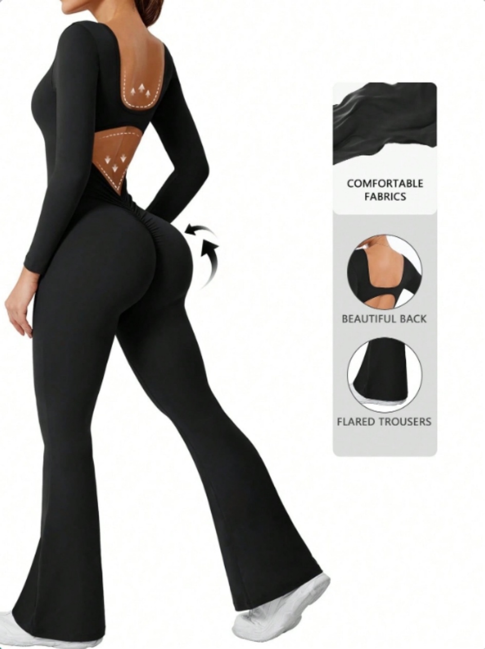 Compression Long Pant - Alta qualidade cor sólida manga comprida