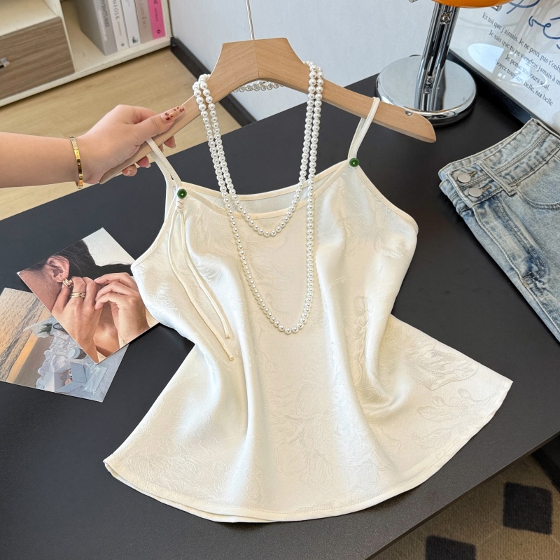 Base Layer Top - Novo Colete Feminino Estilo Chinês com