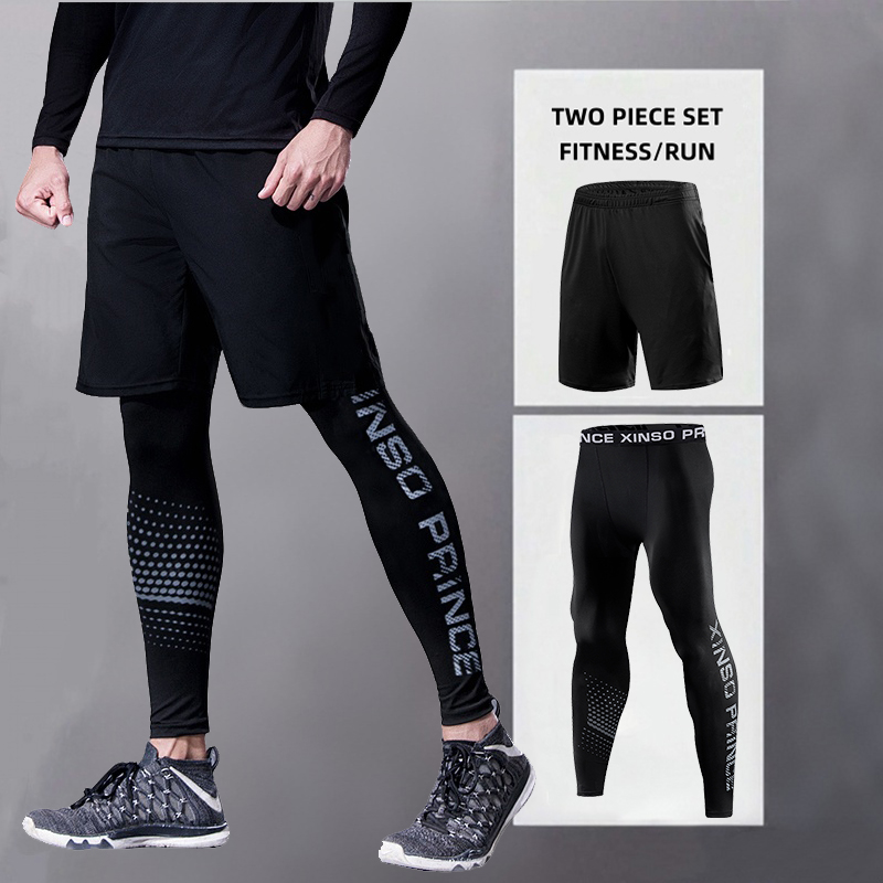 Compression Long Pant - Calças esportivas masculinas para corrida, treinamento