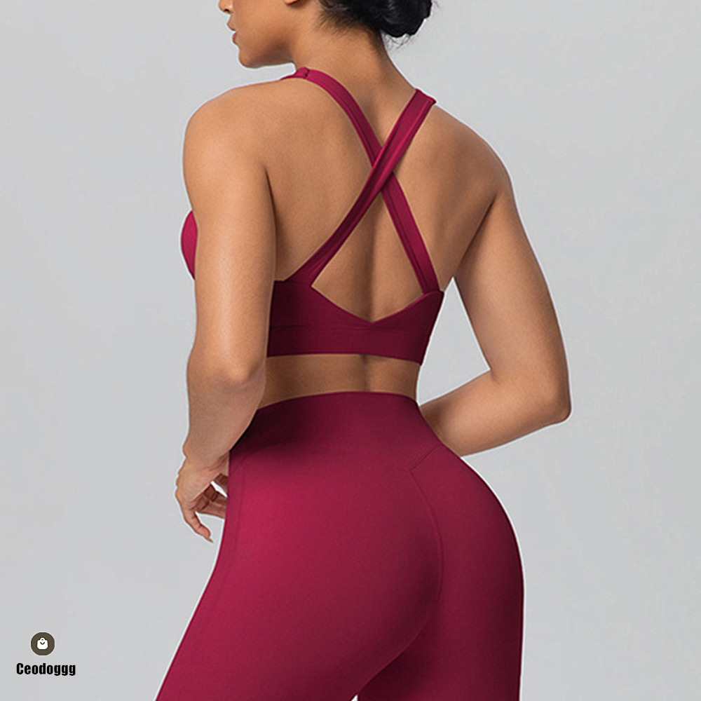 Suspender Tank Top - Sutiã Esportivo Feminino com Alça Cruzada