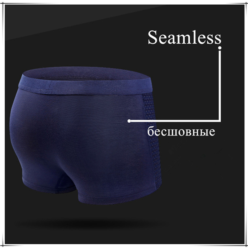 8 pçs/lote roupa interior boxe - Bamboo Fiber Trunk avaliação e preço