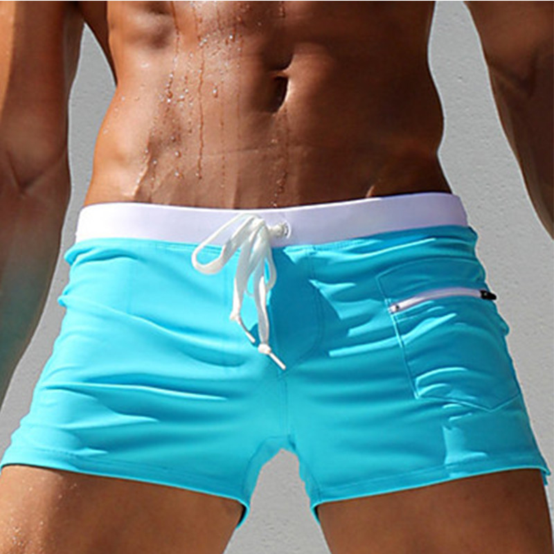 New Plus Size Mens Swim Pants  - Trunk Breathable Men avaliação e preço