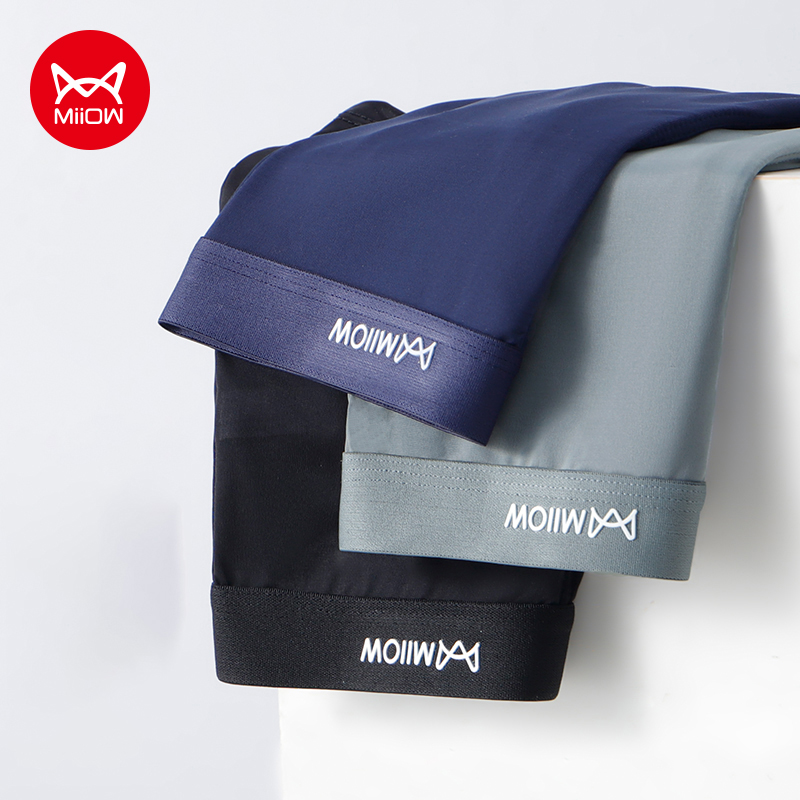 Miiow 3 pçs verão fino gelo se - Boxer Shorts Modal avaliação e preço