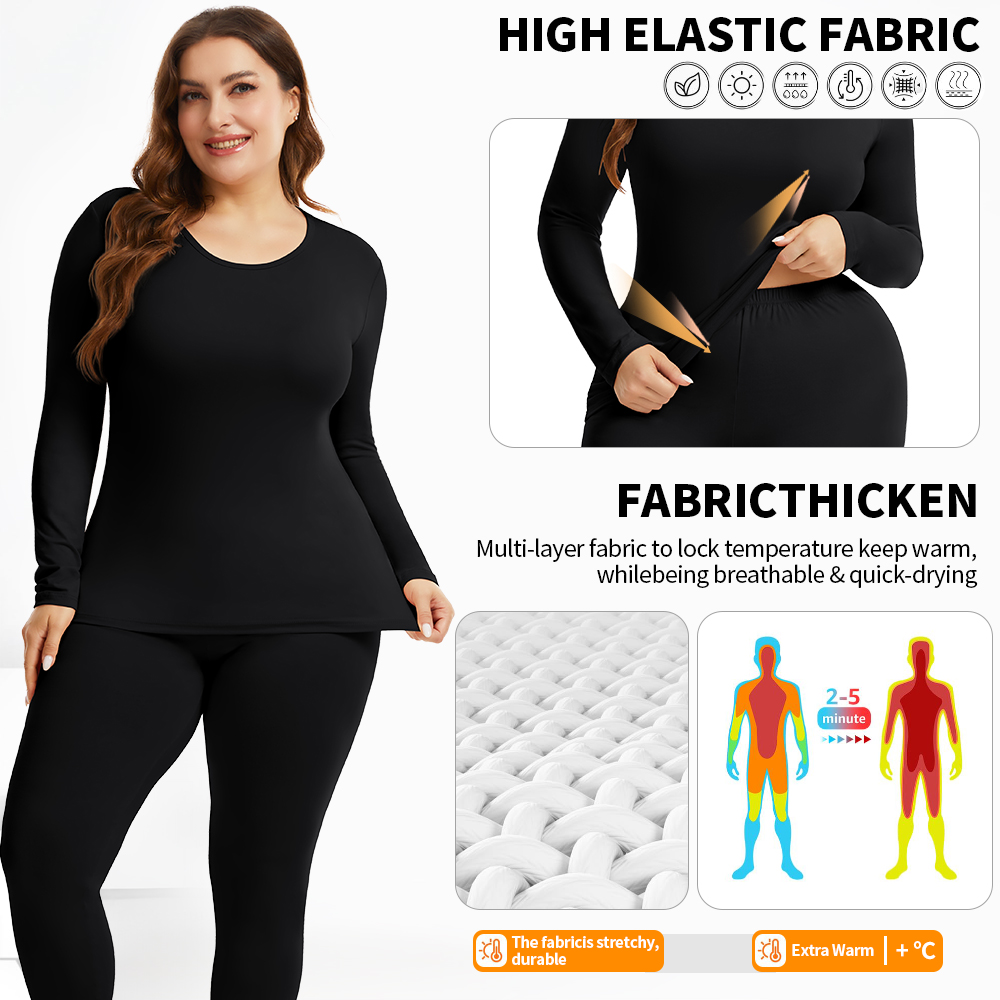 Conjunto Térmico Plus Size Fem - Thermal Long John avaliação e preço