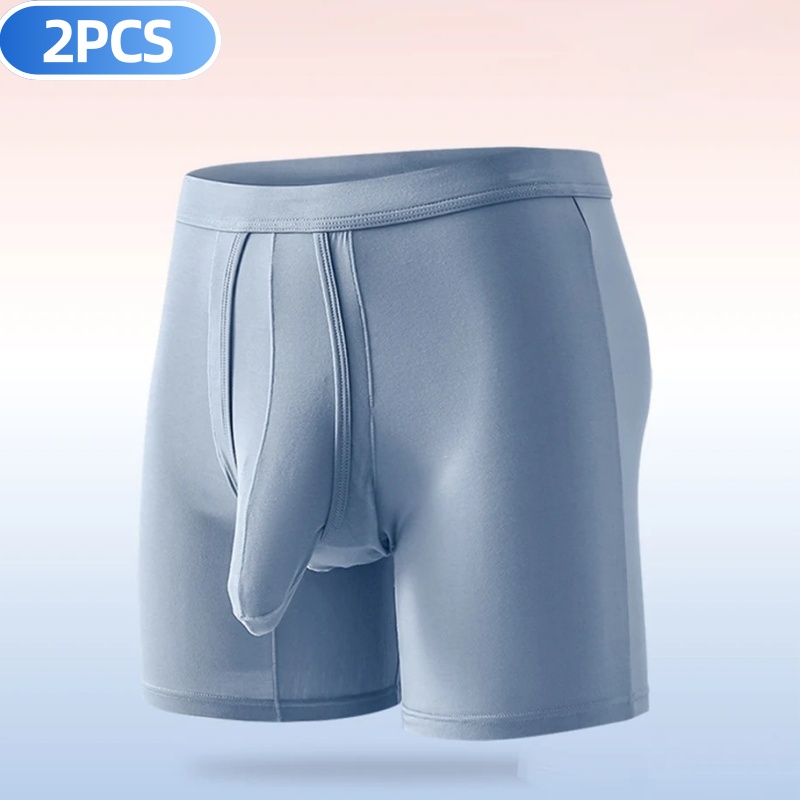 2 pçs dos homens pernas longas - Long Leg Trunk Men avaliação e preço