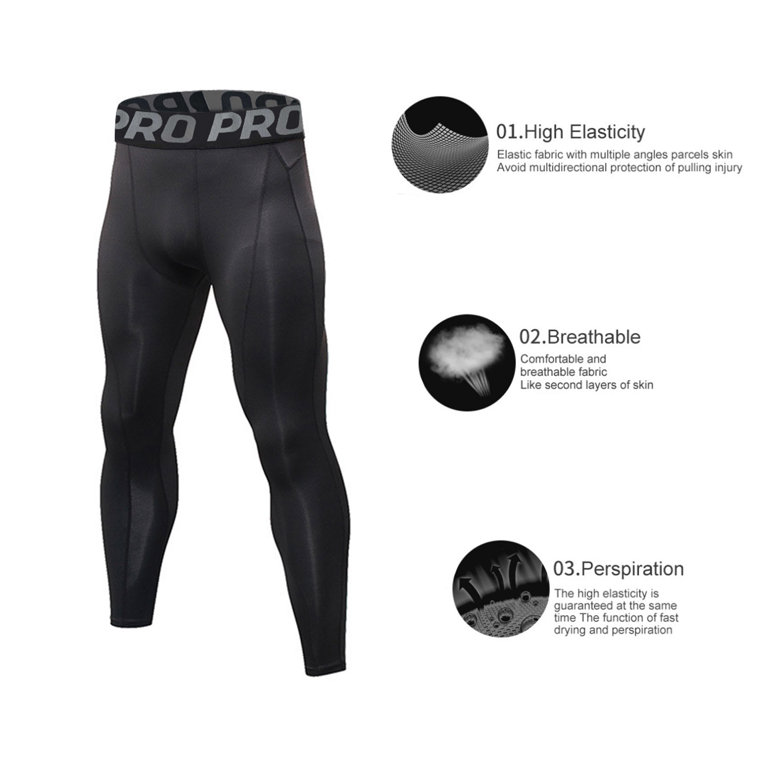 Conjunto de calças de treino e - Compression Long Pant avaliação e preço