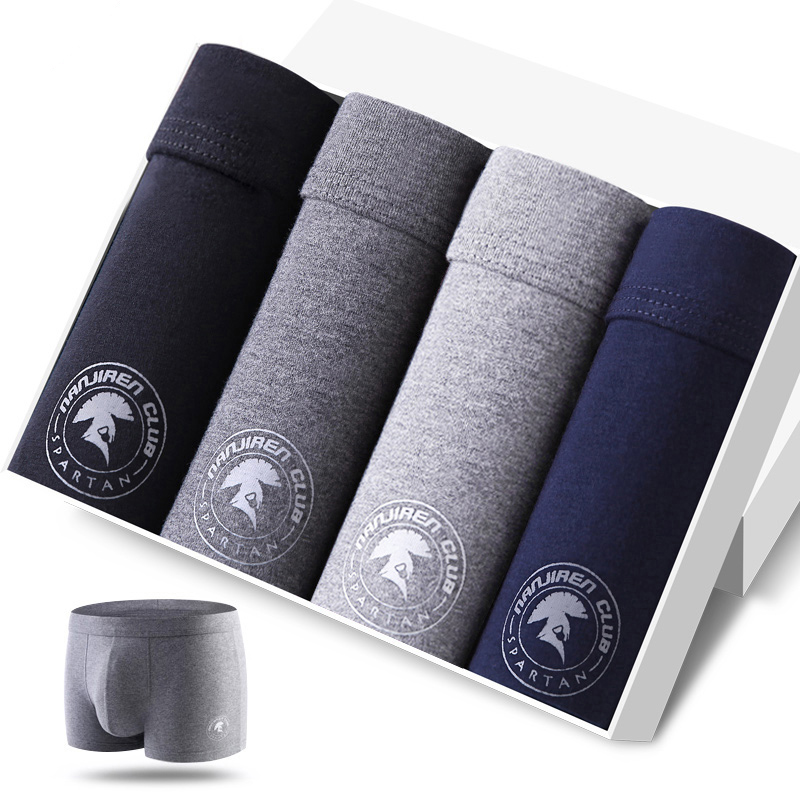 Men's Sexy Roupa Interior de A - Boxer Brief Pack Cotton avaliação e preço