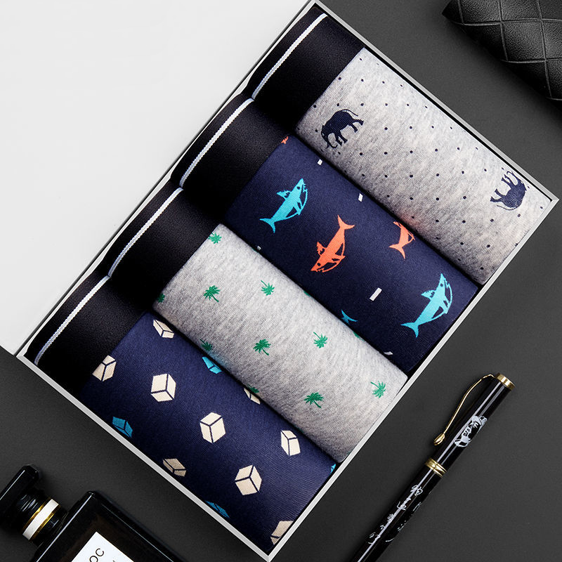 Men's Sexy Roupa Interior de A - Boxer Brief Pack Cotton avaliação e preço