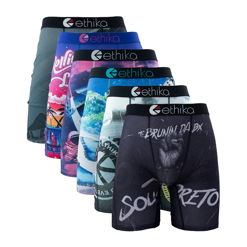 Ethika 6 pçs roupa interior ma - Boxer Shorts Modal avaliação e preço
