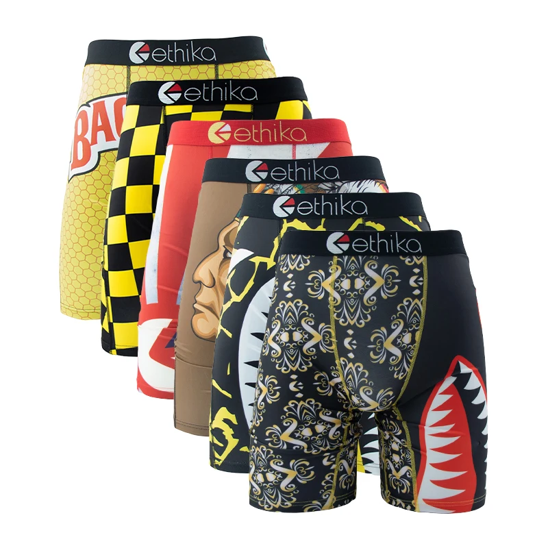 Ethika 6 pçs roupa interior ma - Boxer Shorts Modal avaliação e preço