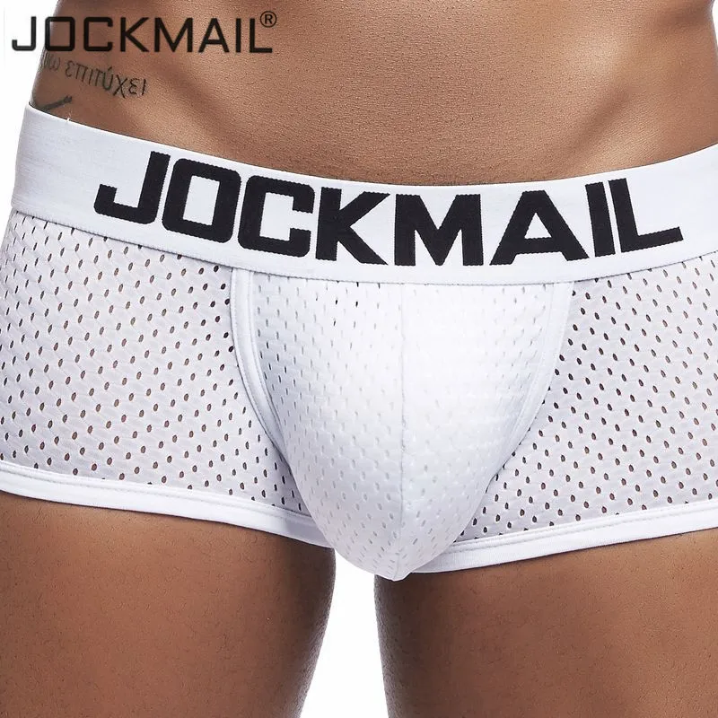 Jockmail 4 pçs/lote boxer masc - Multi Pack Underwear avaliação e preço