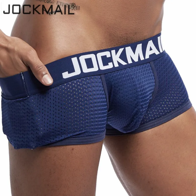 Jockmail 4 pçs/lote boxer masc - Multi Pack Underwear avaliação e preço
