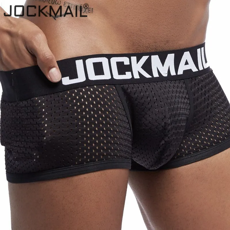 Jockmail 4 pçs/lote boxer masc - Multi Pack Underwear avaliação e preço
