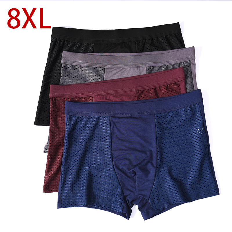 L-8xl plus banboo fibra roupa  - Boxer Shorts Modal avaliação e preço