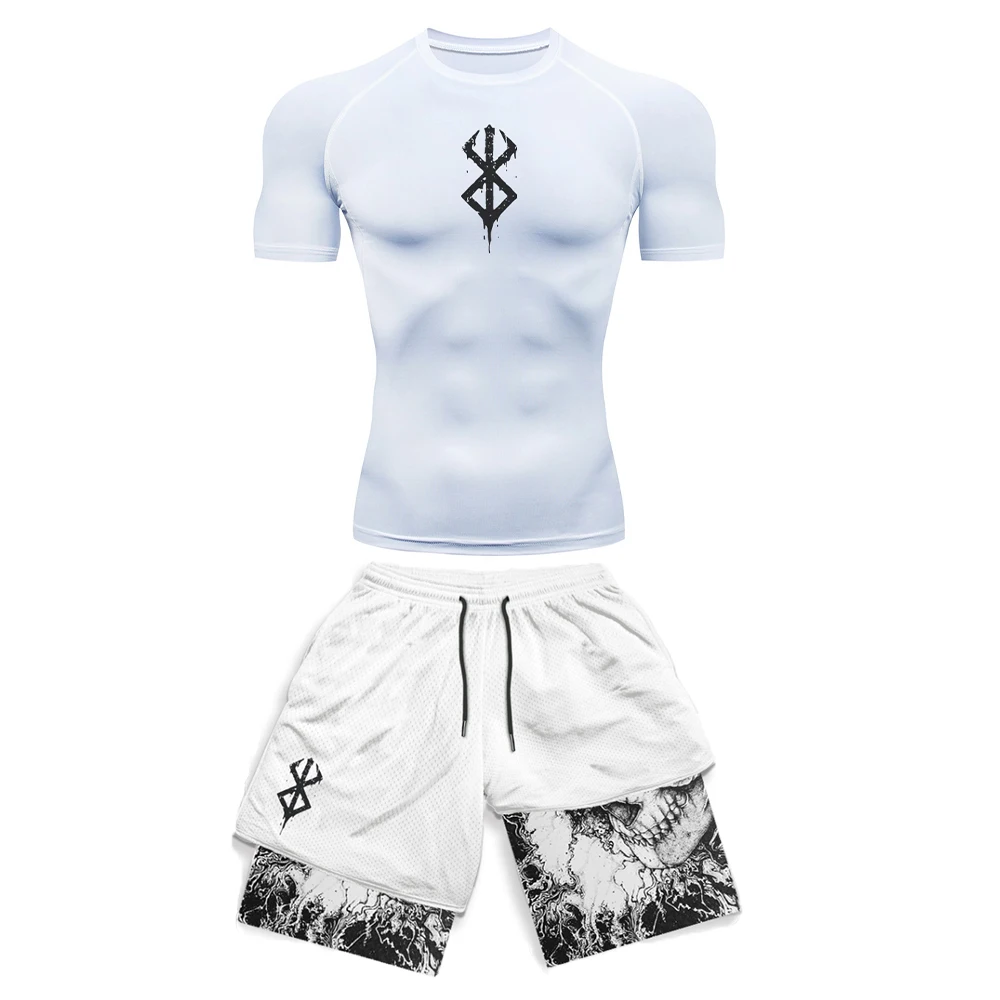 Anime 3d impresso conjunto de  - Compression Shorts Athletes avaliação e preço