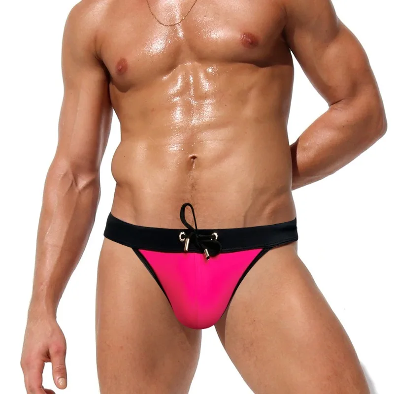 Sexy Bikini Men Sexy Swimming  - Trunk Breathable Men avaliação e preço