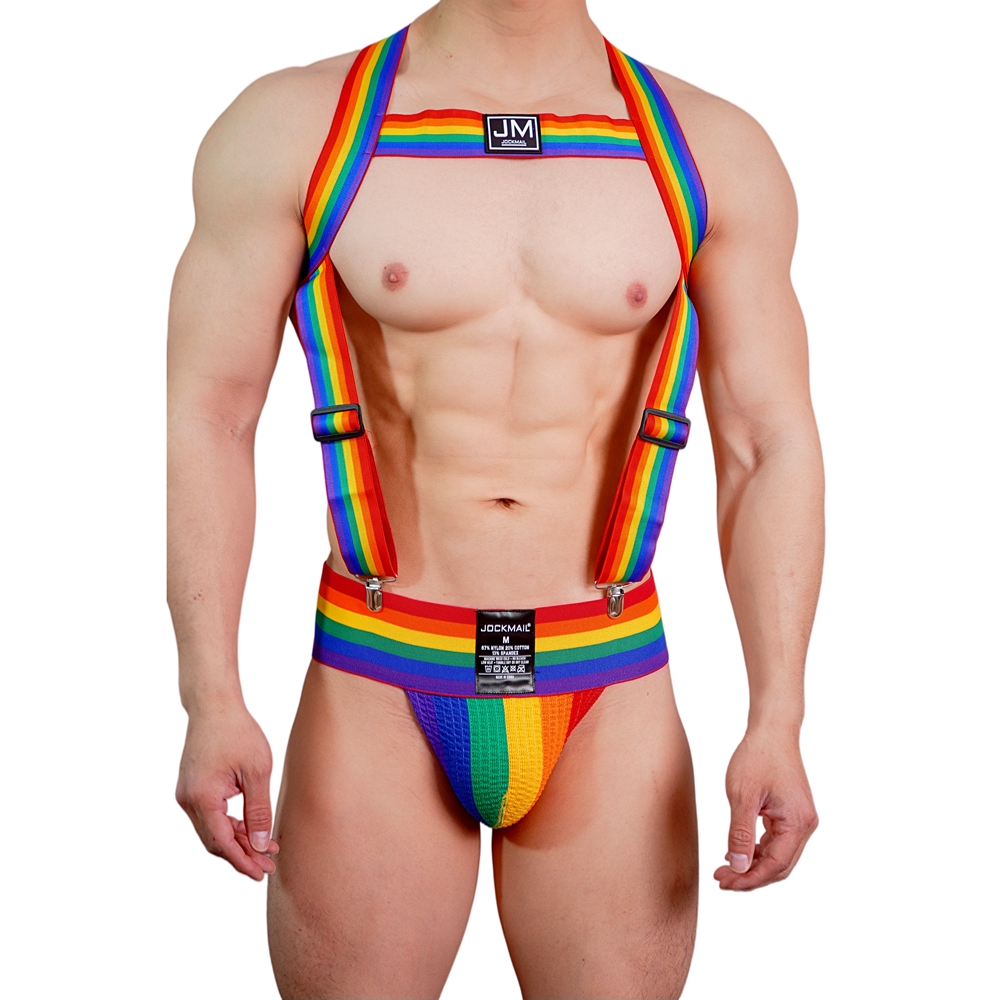 Arnês Corporal JOCKMAIL Rainbo - Jockstrap Athletic avaliação e preço