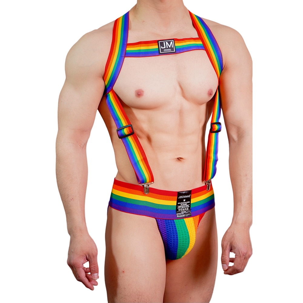 Arnês Corporal JOCKMAIL Rainbo - Jockstrap Athletic avaliação e preço