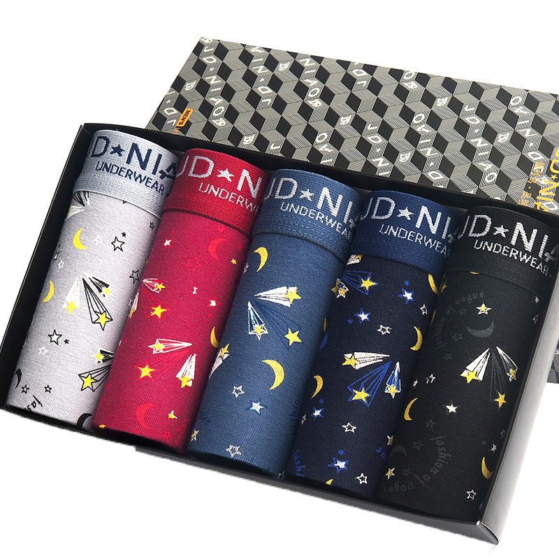 5 pçs/lote roupa interior masc - Boxer Shorts Modal avaliação e preço