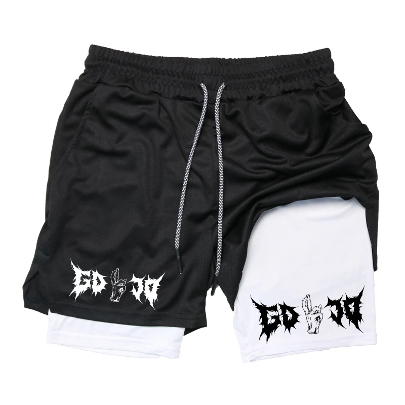 Impressão 2 em 1 shorts de cor - Compression Shorts Athletes avaliação e preço
