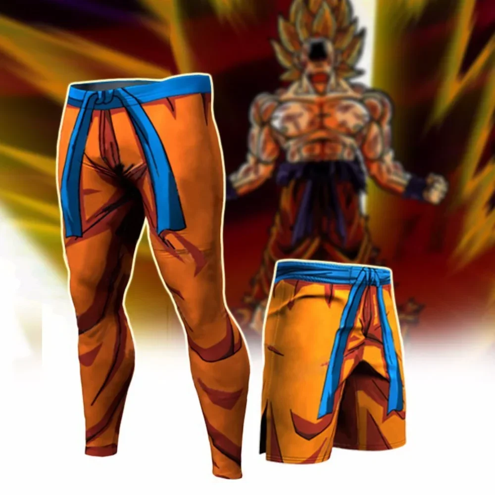 Goku homens magros legging cal - Compression Long Pant avaliação e preço