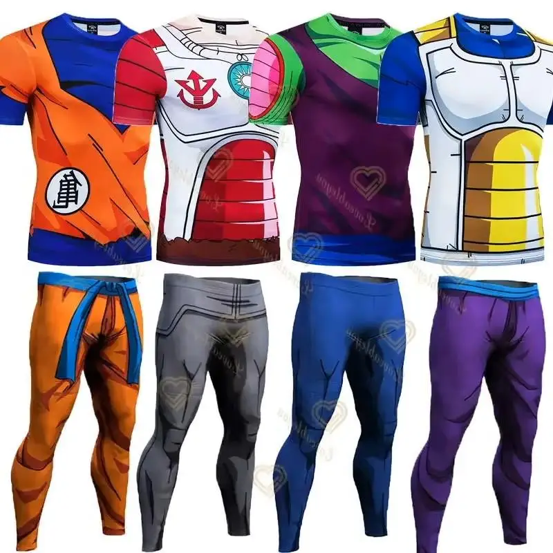 Goku homens magros legging cal - Compression Long Pant avaliação e preço