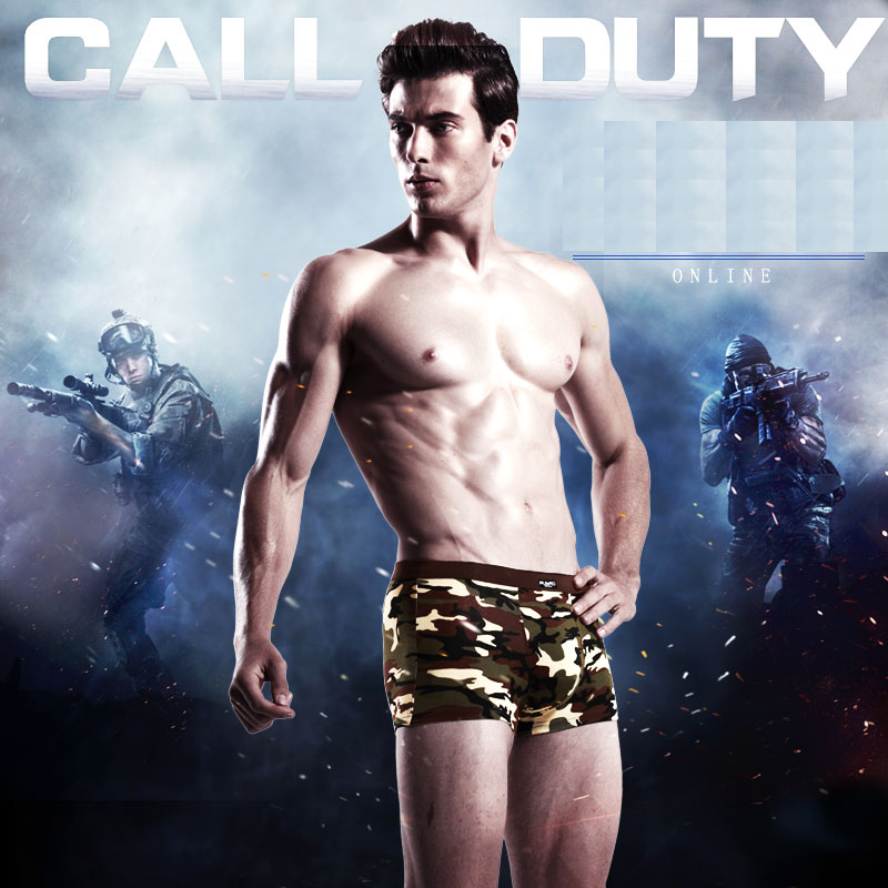 Cueca boxer camuflada masculin - Boxer Shorts Modal avaliação e preço