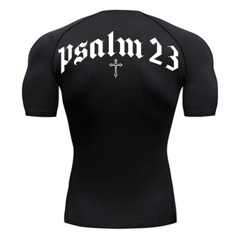Salmo 23 camisa de compressão  - Base Layer Top avaliação e preço